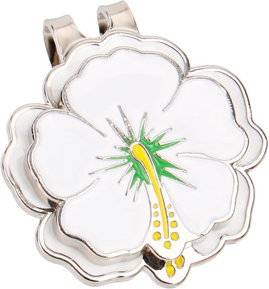Magnetische Golfbal Marker met Hoedclip, Bloemvormige Accessoires voor Golf, Perfect Cadeau voor Golfers en Sportliefhebbers