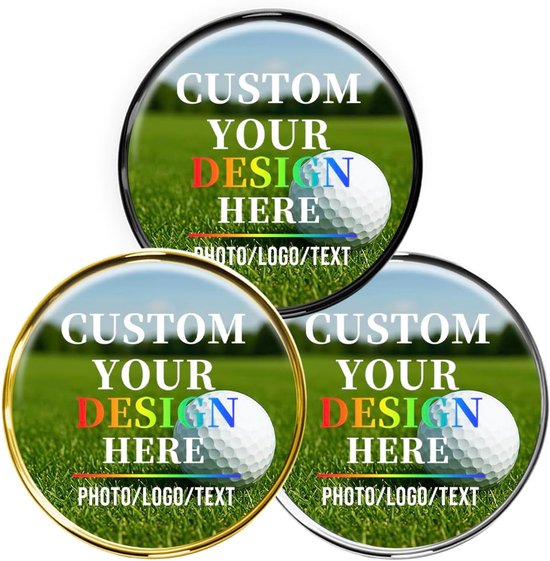 Magnetische Golfbalmarker Klip voor op Hoed - Personaliseerbaar Cadeau