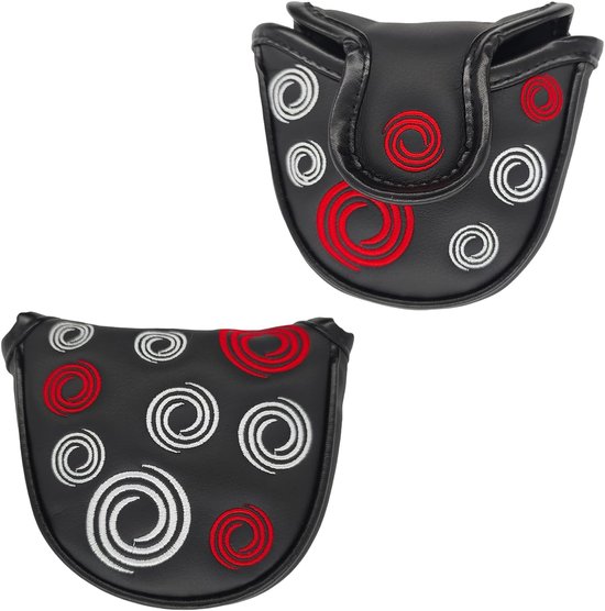 Magnetische putter hoofddeksels - Hammer putter hoofddeksel met cirkel borduursel - Premium magnetische sluiting hemisphere