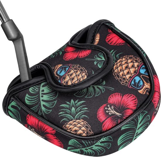 Mallet Putter Cover - Putter Hoes - Golf Bescherming - Universele Pasvorm - 25x23x4 cm - Ananas Schedel