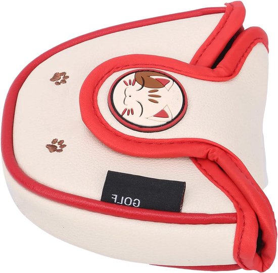 Mallet Putter Headcover - Putterhoes Golf - Club Beschermen - Waterdicht PU Materiaal - 15 x 15 x 4 cm
