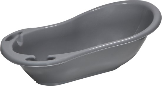MamaLoes Babybadje - Grijs - 86x38 cm - Inclusief stop van MamaLoes