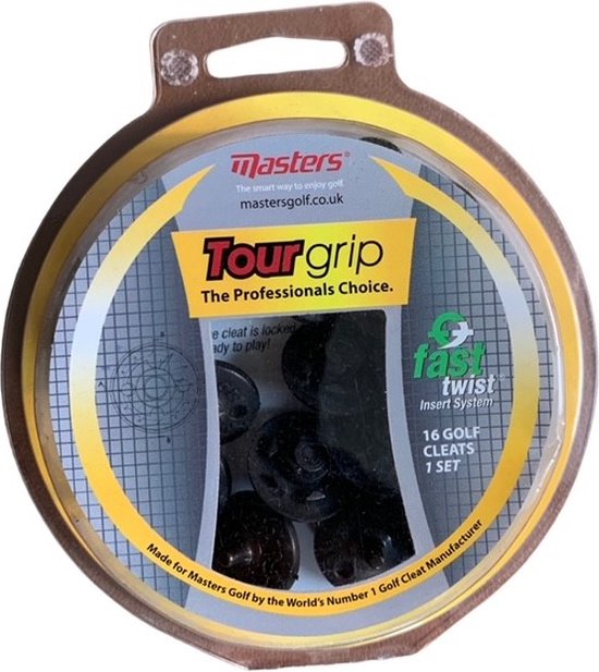 Masters Tourgrip 16 fast twist golfspikes-Golfaccessoires-golfgereedschap-golfschoenen van Master