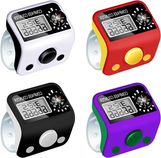 Mechanische Handtellers - Set van 4 stuks voor Sport en Golf - Elektronische Vingerteller
