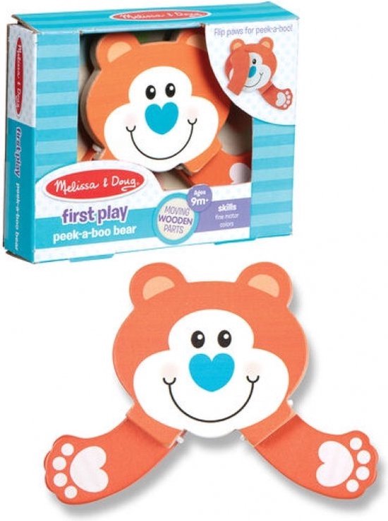 Melissa & Doug First Play - Peek-a-Boo Bear van Melissa & Doug