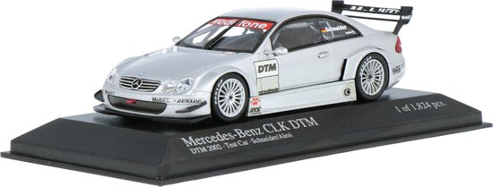 Mercedes-Benz CLK Test Car Minichamps Modelauto 1:43 2002 Bernd Schneider / Jean Alesi HWA van Mercedes-Benz