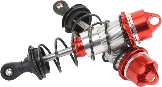 Metalen RC Auto Schokdempers - 2 Stuks - Voor ARRMA 1/7 1/8 - Rood