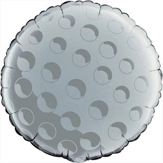 Metallic Golfbal Ballon - Feestelijke Decoratie van Merkloos
