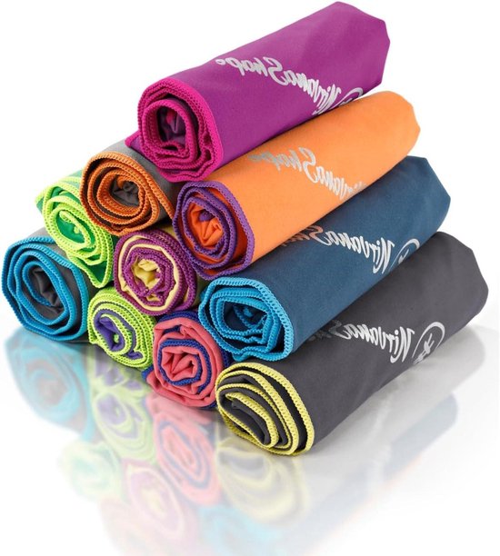 Microvezel Handdoek - Reishanddoek Sportdoek - Snel Drogen Reizen - CO2 Neutraal Transport - 60 x 40 cm - Roze