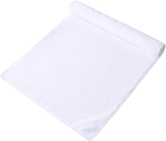 Microvezel Handdoek - Sneldrogende Doek - Sport en Fitness - Hoge Absorptie - 37 x 75 cm - Wit