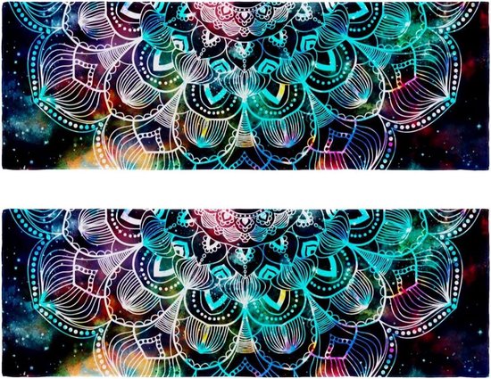 Microvezel Handdoek - Sneldrogende Doek - Sport en Reizen - Super Absorberend - 29.5x81.5cm - Veelkleurig