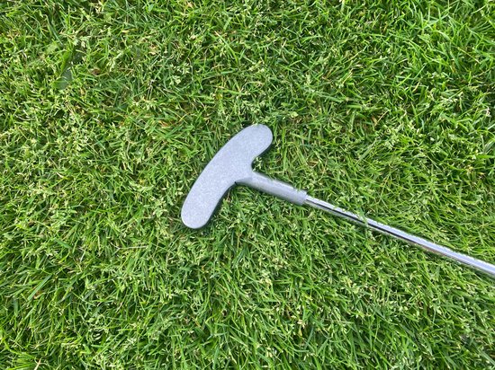 Midgetgolf stick - kinderen - oranje handvat - glow in the dark - minigolf van Longfield Games