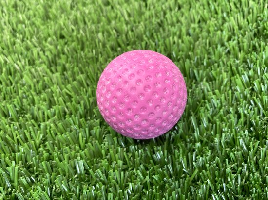 Midgetgolfballen - Per 12 verpakt - roze - 40mm van Longfield Games
