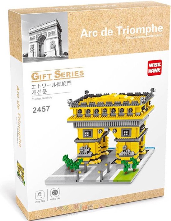 Mini Blocks - Wise Hawk - Arc de Triomphe -  1398 pcs van MINI