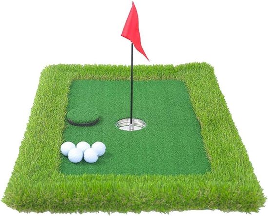 Mini Golf Oefenhulpmiddel voor Binnen en Buiten - Drijvende Putting Green voor Zwembad en Tuin van MINI