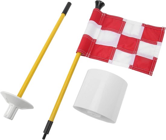 Minigolf Vlaggenstok Set - Golf Oefen Set - Golf Oefenen - Gemakkelijke Drainage - 45 x 10 cm