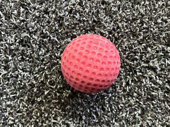 Minigolfballen - Midgetgolfballen - Per 12 verpakt - geel en rood - 40mm van MINI