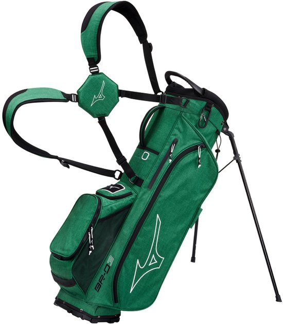 Mizuno BR D3 - Waterwerende Golftas - Standbag - Groen van Merkloos