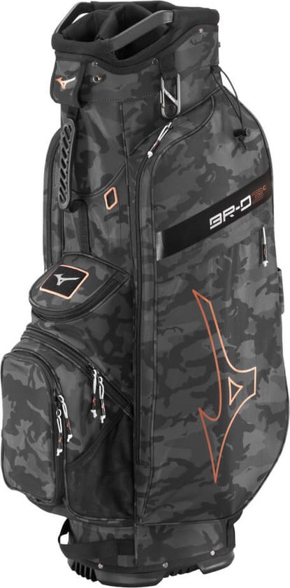 Mizuno BR-D3C Cartbag 2024 - Zwart Camo Koper van Mizuno