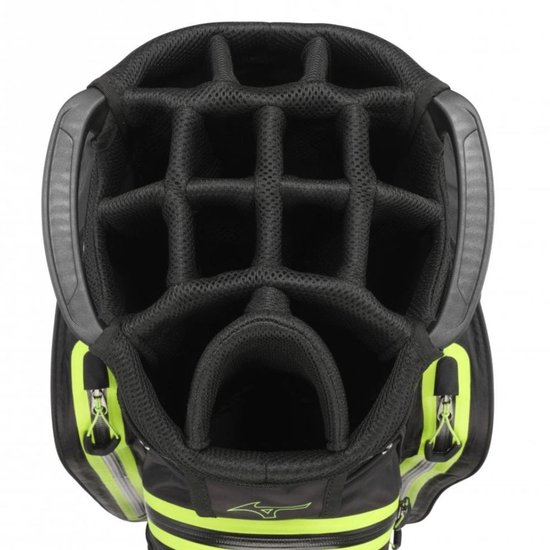 Mizuno BR DRI Waterproof Golftas - Standbag - Zwart van Merkloos