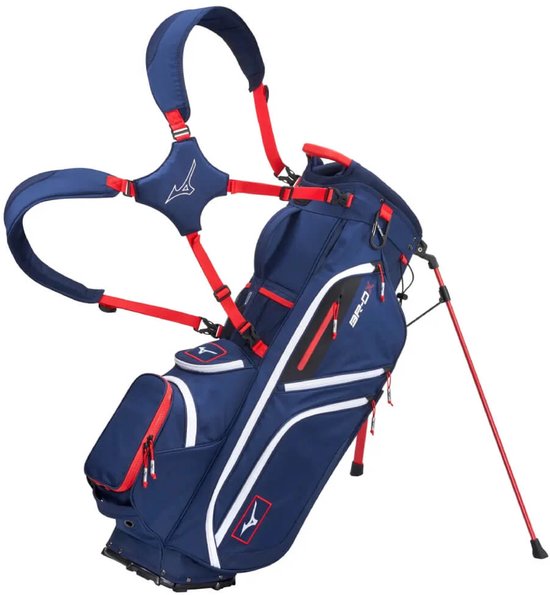 Mizuno BR DX - Waterwerende Golftas - Standbag - BLAUW van Merkloos