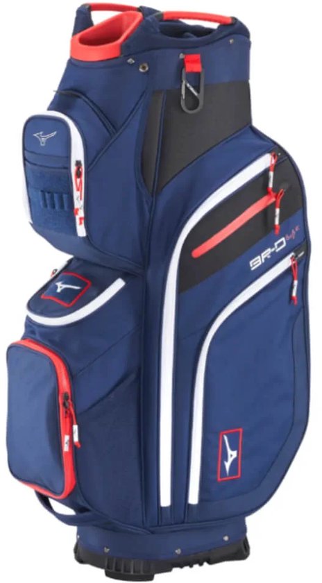 Mizuno BRD4 - Waterwerende Golftas - Cartbag - BLAUW Rood van Merkloos