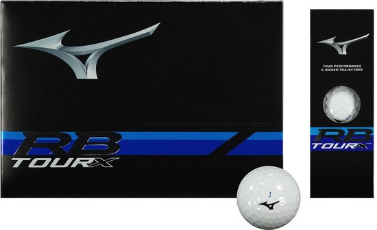 Mizuno Golf Rb Tour X Golfballen 12 Eenheden Wit van Merkloos