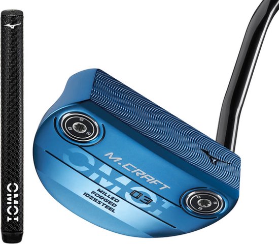 Mizuno M-Craft OMOI #3 Putter 2023 - Blauw - 34 inch - Uni - Rechtshandig van Mizuno