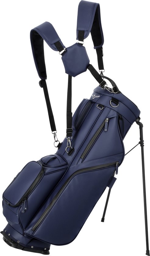 Mizuno Pro standbag - Golftas - Draagtas - Navy van Merkloos