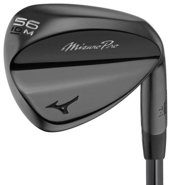 Mizuno Pro T-1 Black Wedge 2025 (steel shaft) - Rechtshandig - | 52° Loft - 12° Bounce van Mizuno