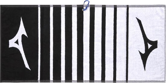 Mizuno RB Tour Towel 2022 - Zwart Wit van Mizuno