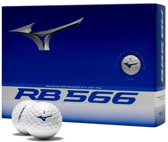 Mizuno RB566 Golfballen 2026 - Wit -12 Stuks van Merkloos