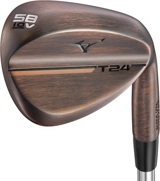 Mizuno T24 Copper Wedge (steel shaft) 2024 - Rechtshandig - | 52° Loft - 10° Bounce van Mizuno