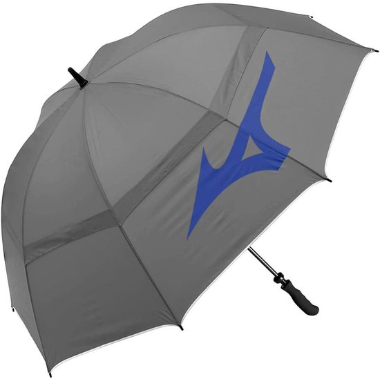 Mizuno Tour 55 inch Twin Canopy Staff Golfparaplu - Grijs Blauw