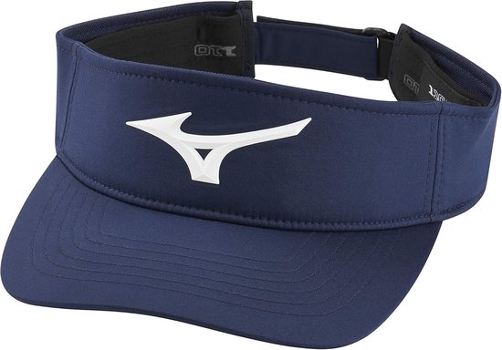 Mizuno Tour Elite Golf Visor - Golfpet - Golfcap - Blauw van Mizuno