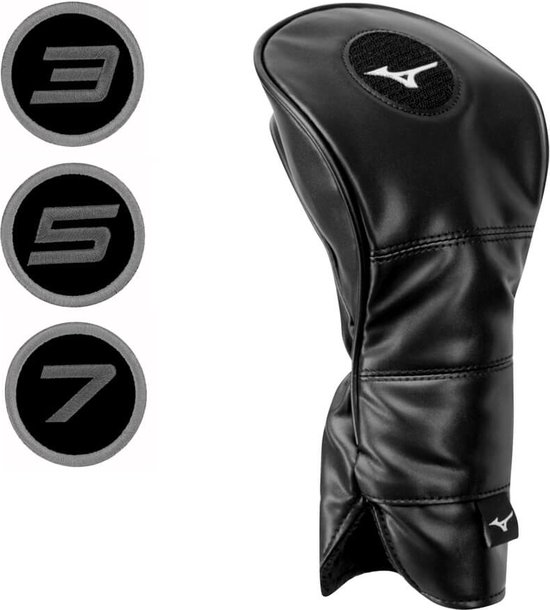 Mizuno Tour Universele Fairway Wood Headcover - Zwart van Merkloos