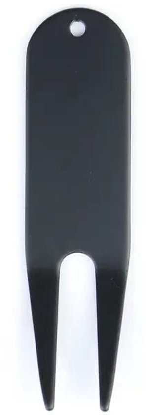 Mmgoqqt 1 Stuk - Golf Pitchfork Divot Tool Green Repairer - Zwart Metaal