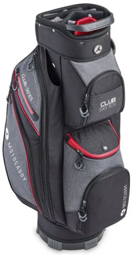 Motocaddy Cartbag Club Series 2026 Zwart Rood van Merkloos