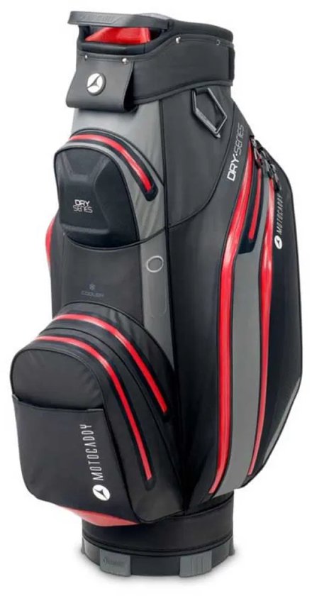 Motocaddy Cartbag Dry Series Zwart Rood van Motocaddy