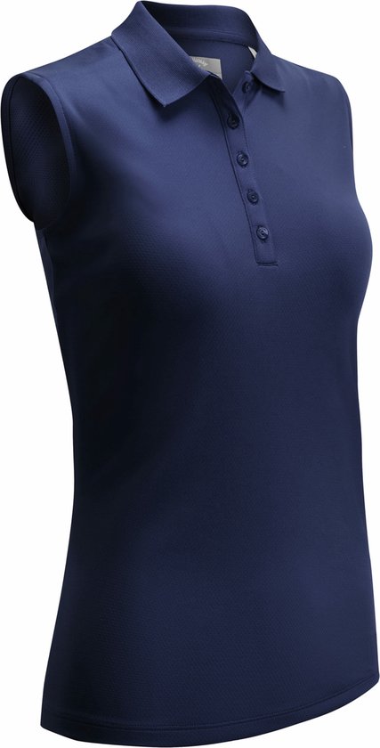 Mouwloos Dames Callaway Polo Shirt Knit Navy van Callaway