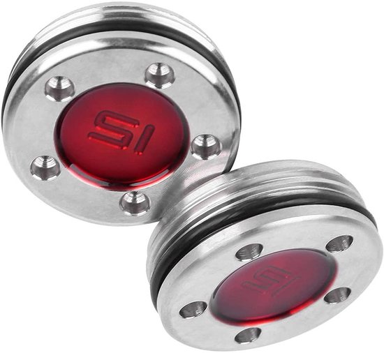 MTTProducts - Golf Putter Gewichten - 2 Stuks - 15g - Hoogwaardige Kwaliteit - Rubber O-Ringen - Ideaal voor Putter Golfclubs - Silver
