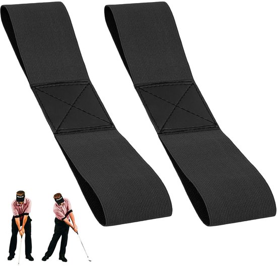MTTProducts - Golf Swing Training - Swing Trainers - Postuurcorrectie - Zwart - Golf Training Hulp - Verbeter je swing - Geschikt voor iedereen