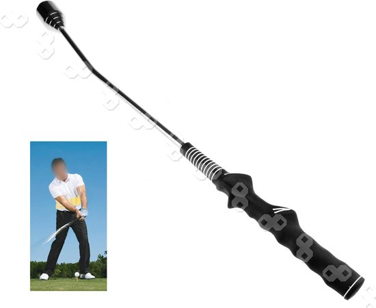 MTTProducts - Swing Grip Trainer - Golf Swing Trainer - Perfecte Grip en Swing Oefening - Zwart - Indoor Trainingshulpmiddel - Geschikt voor Golfers - ...