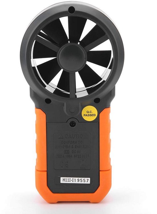 Multifunctioneel Digitale Anemometer met LCD-scherm voor Windsurfen en Deltavliegen