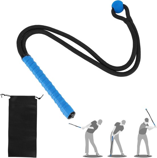 Multifunctionele Golf Swing Trainer Touw voor Krachtbeheersing en Snelheid, Ideaal voor Fysieke Training en Indoor Gebruik met Golfclubs van Merkloos