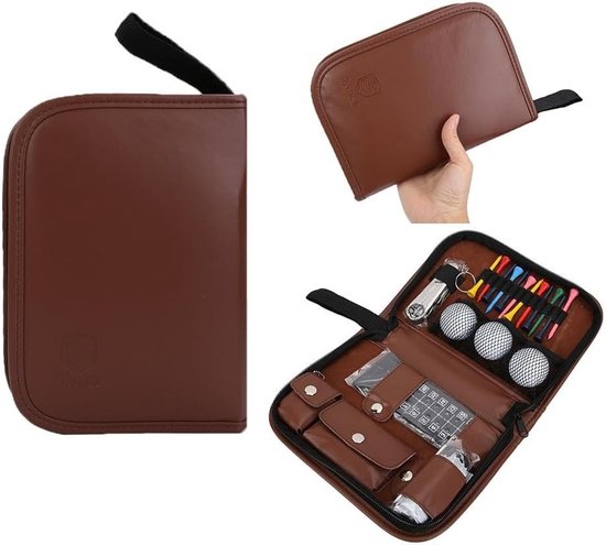 Multifunctionele golfset organizer met accessoires voor golfers, ideaal voor elke golfervaring