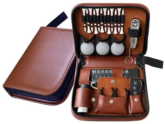 Multifunctionele golftas, essentiële golfaccessoires, inclusief accessoireset en doos van Merkloos
