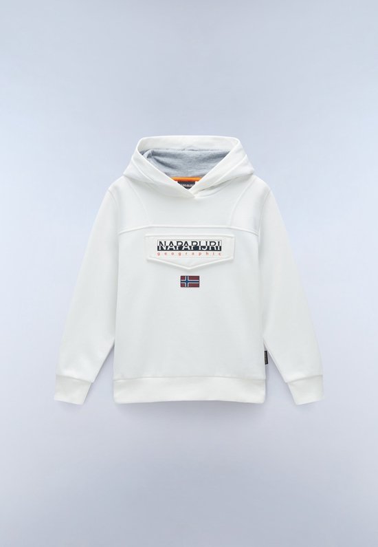 Napapijri Kinder Sweatshirt K Burgee 3 NP0A4I6T White Heron-122-128