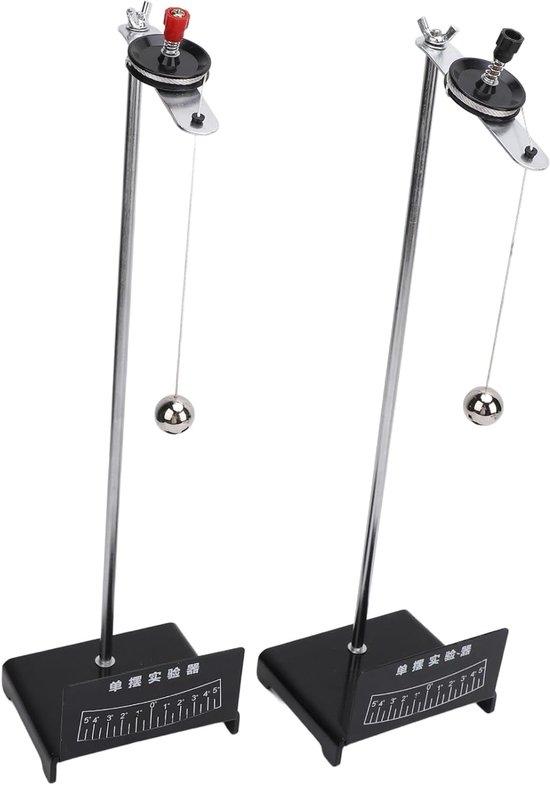 Natuurkunde Swing Tool - Slingerbal Model - Les Demonstratie - Metalen Constructie - 44 Cm Hoog - Zilver