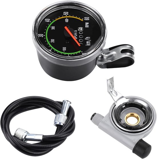 Nauwkeurige Mechanische Fietssnelheidsmeter van Aluminium voor 26-29 Inch Fietsen, Ideaal voor Outdoor Avonturen en Fietsers van Alle Niveaus